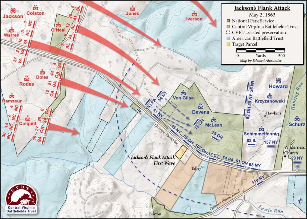 Battle Map Jackson Flank Attack
